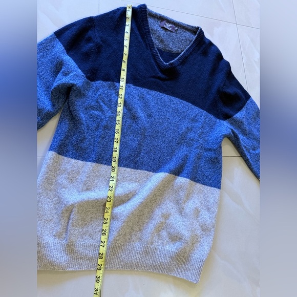 Vintage Cambridge Classics Mervyns Sweater Mens Large Knit korea Made gray - Picture 2 of 16